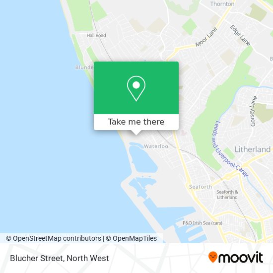 Blucher Street map