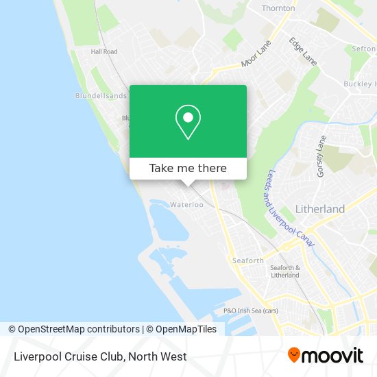 Liverpool Cruise Club map