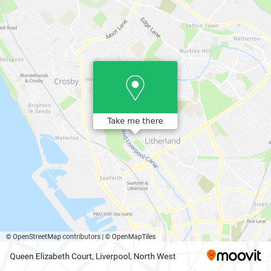 Queen Elizabeth Court, Liverpool map