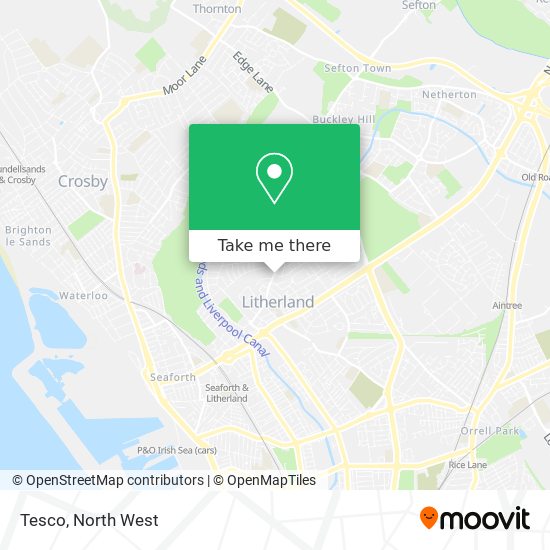 Tesco map