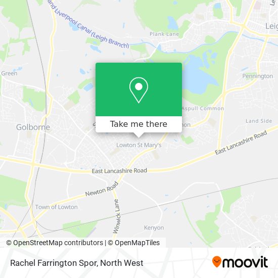 Rachel Farrington Spor map