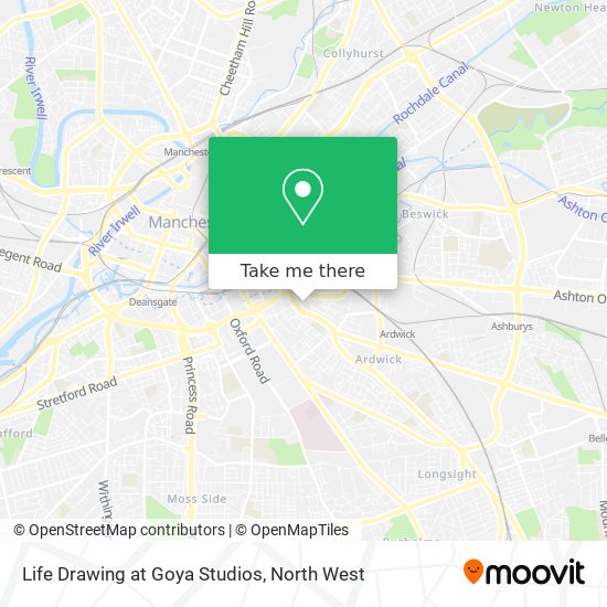 Life Drawing at Goya Studios map