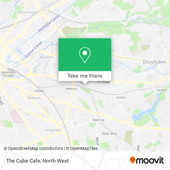 The Cube Cafe map