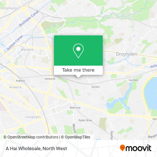 A Hai Wholesale map