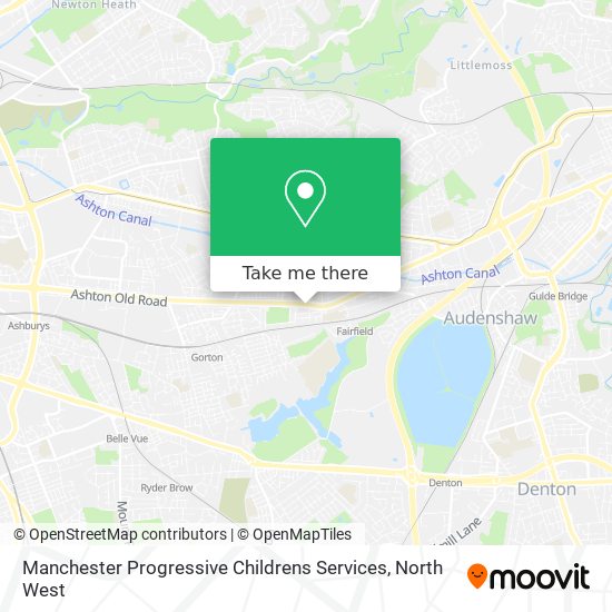 Manchester Progressive Childrens Services map