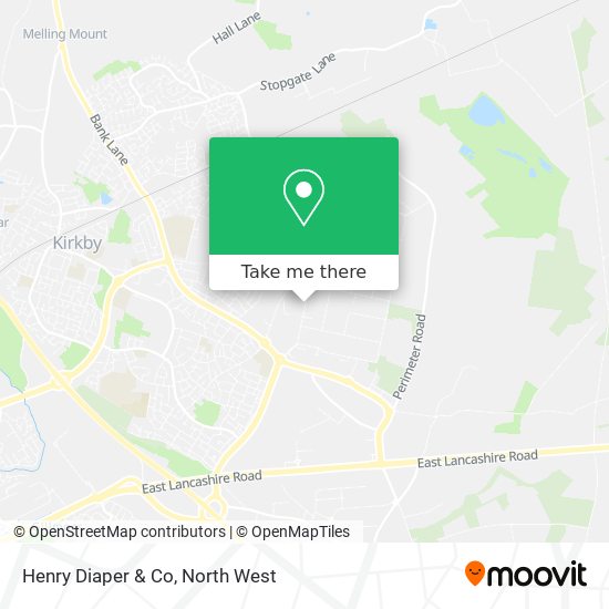 Henry Diaper & Co map