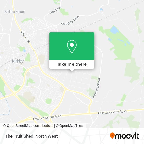The Fruit Shed map