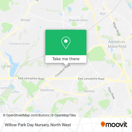 Willow Park Day Nursery map