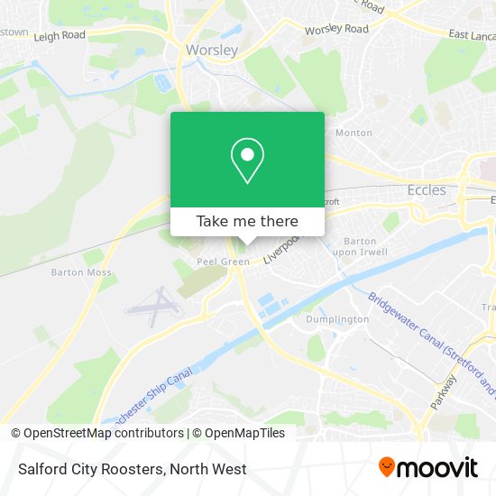 Salford City Roosters map