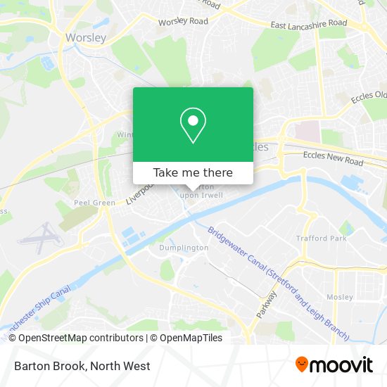 Barton Brook map