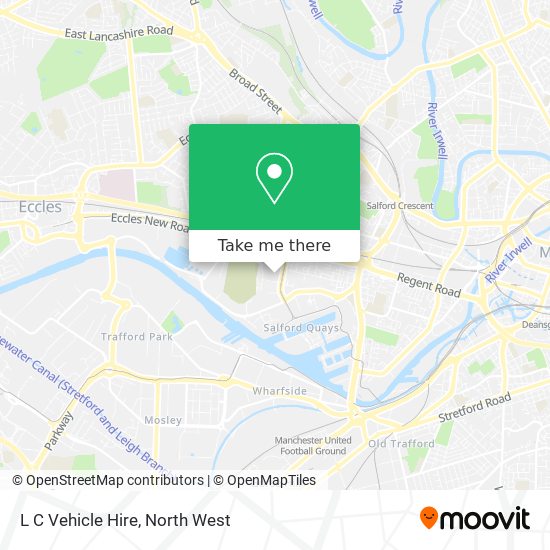 L C Vehicle Hire map