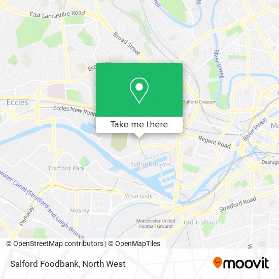 Salford Foodbank map