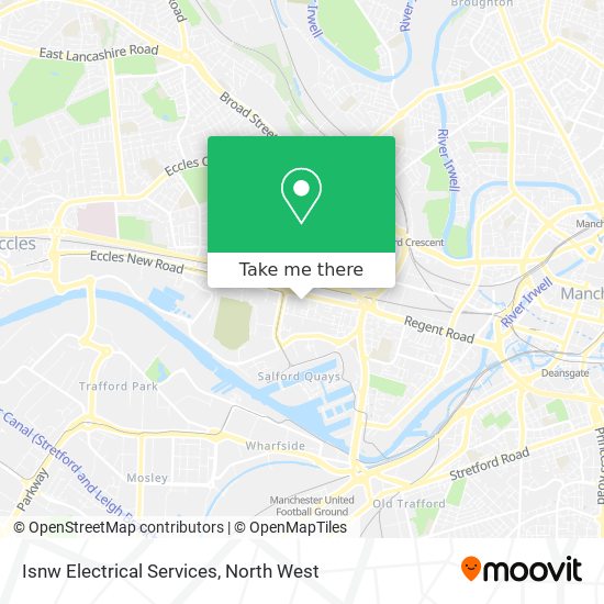 Isnw Electrical Services map