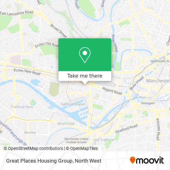 Great Places Housing Group map