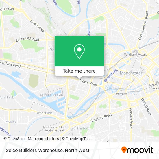Selco Builders Warehouse map