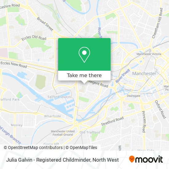 Julia Galvin - Registered Childminder map