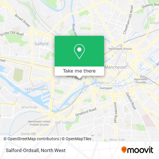 Salford-Ordsall map