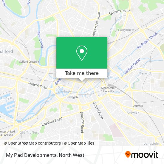 My Pad Developments map