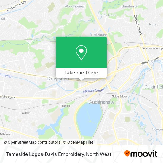 Tameside Logos-Davis Embroidery map