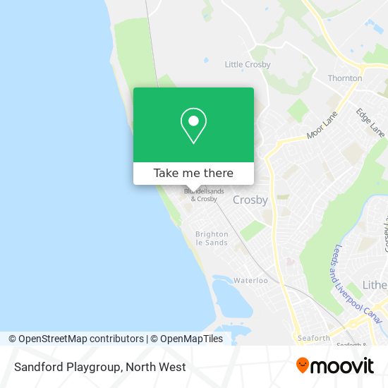 Sandford Playgroup map