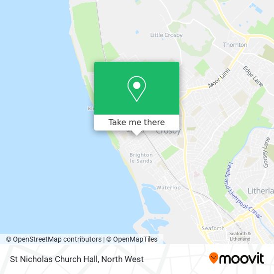 St Nicholas Church Hall map