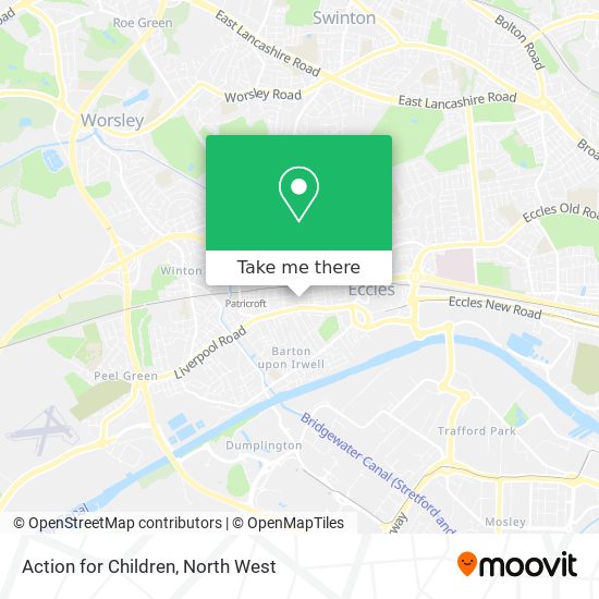 Action for Children map