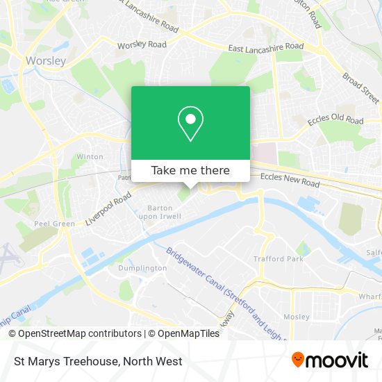 St Marys Treehouse map
