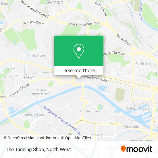 The Tanning Shop map