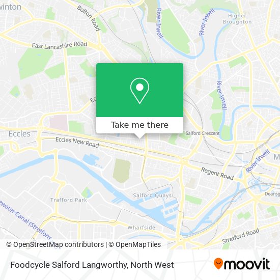 Foodcycle Salford Langworthy map