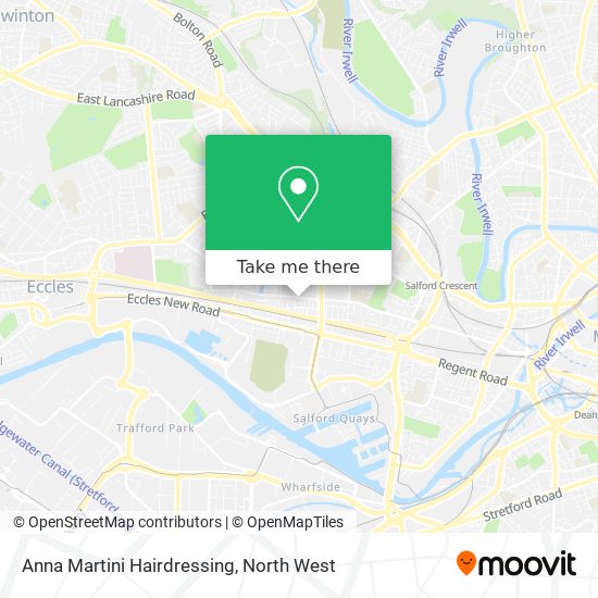 Anna Martini Hairdressing map