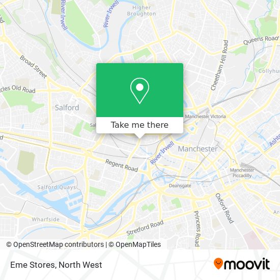 Eme Stores map