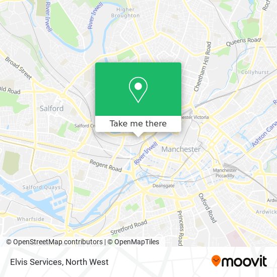 Elvis Services map
