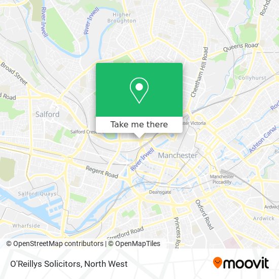 O'Reillys Solicitors map