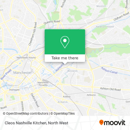 Cleos Nashville Kitchen map