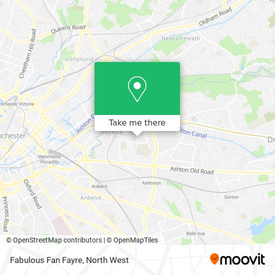 Fabulous Fan Fayre map