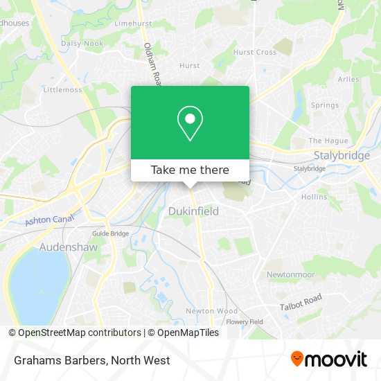 Grahams Barbers map