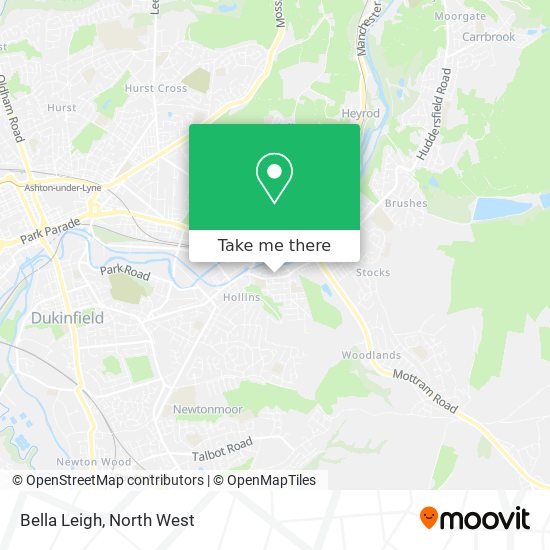Bella Leigh map