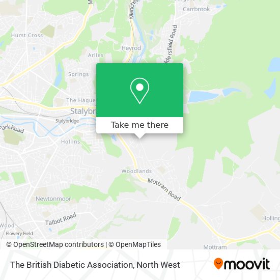 The British Diabetic Association map