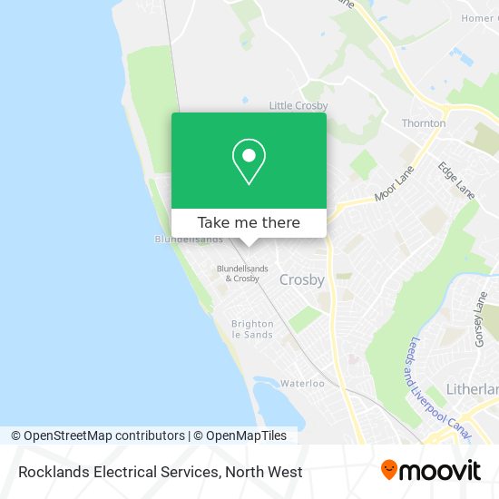 Rocklands Electrical Services map