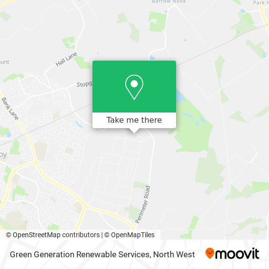 Green Generation Renewable Services map