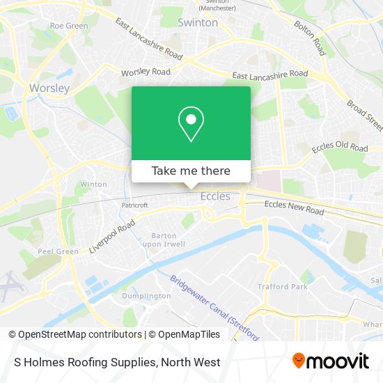 S Holmes Roofing Supplies map
