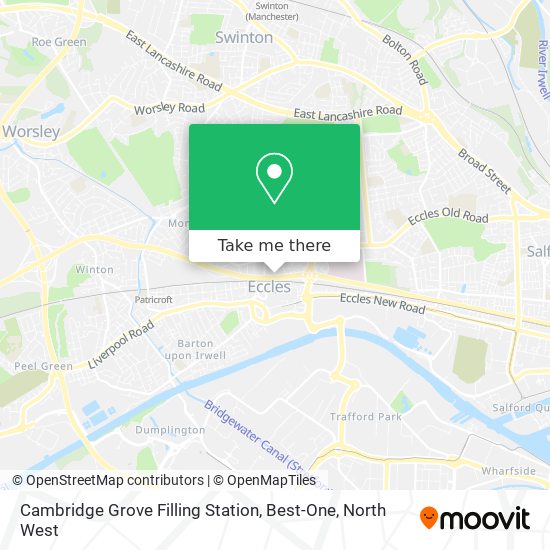 Cambridge Grove Filling Station, Best-One map