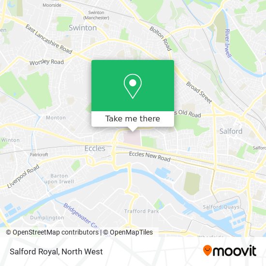 Salford Royal map