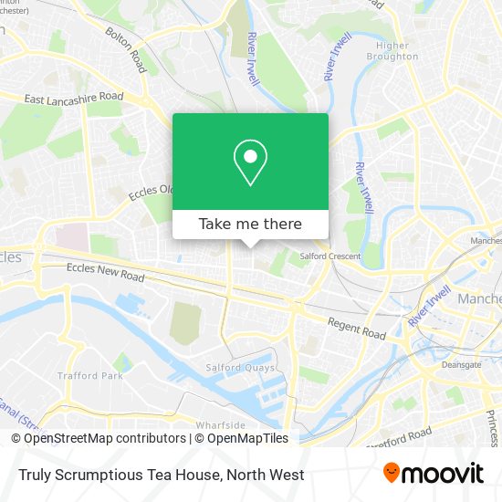 Truly Scrumptious Tea House map