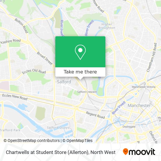 Chartwells at Student Store (Allerton) map