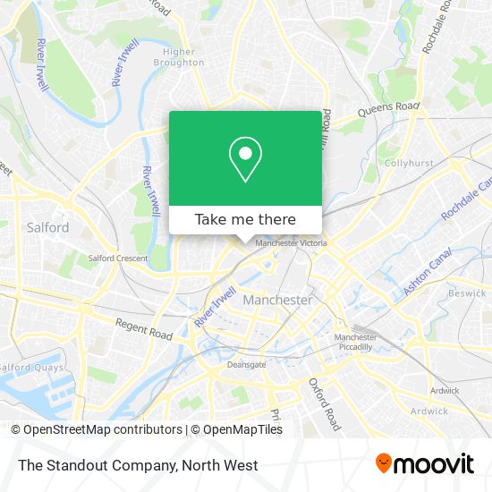 The Standout Company map