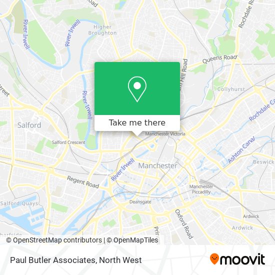 Paul Butler Associates map