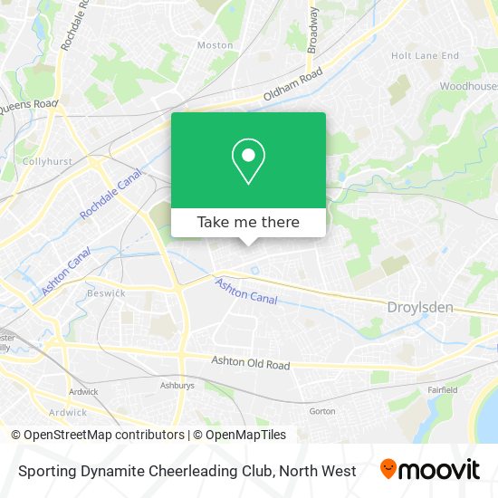 Sporting Dynamite Cheerleading Club map