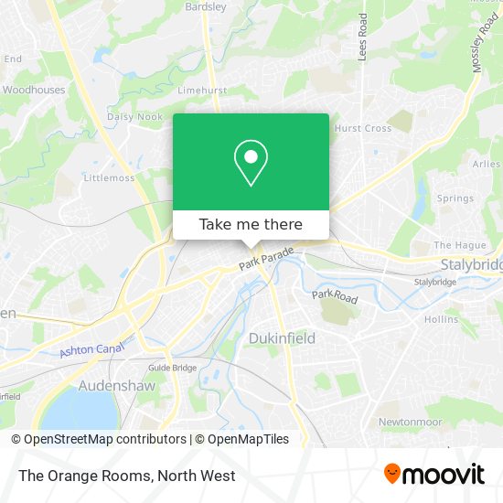 The Orange Rooms map