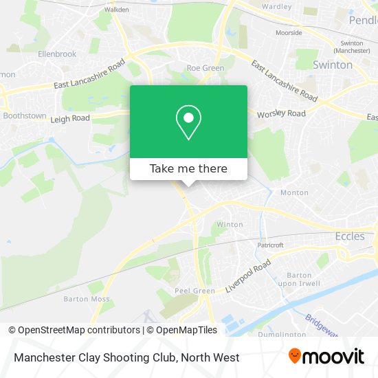 Manchester Clay Shooting Club map